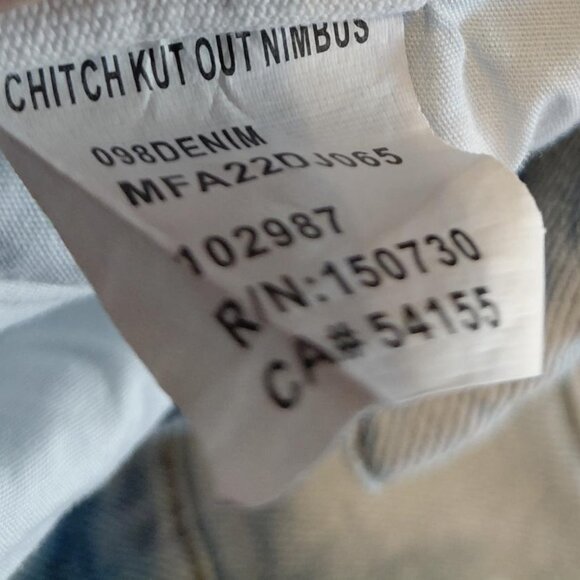 NWOT Ksubi Chitchi Kut Nimbus Button Front Jeans - Picture 6 of 6